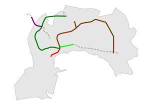 Baku Metro location map