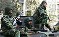 Bangladeshi soldiers on a BTR-80 APC
