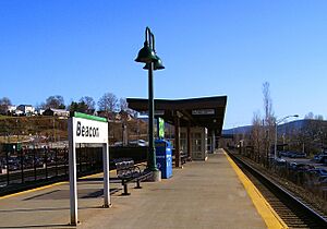 Beacon train station platform