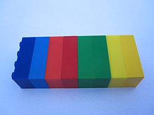 Best-Lock and Lego-bricks compared by color