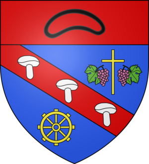 Blason ville fr Croignon (Gironde)