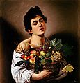 Boy with a Basket of Fruit-Caravaggio (1593)