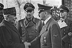 Bundesarchiv Bild 183-H25217, Henry Philippe Petain und Adolf Hitler