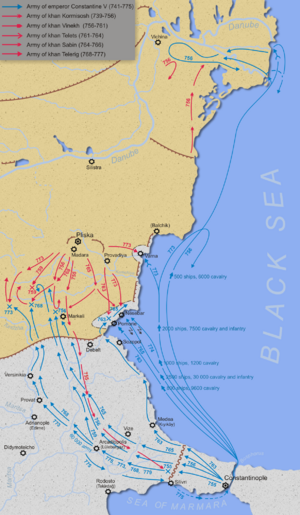 Byzantine–Bulgarian Wars (741-775)