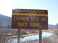 Cannonsville Reservoir sign