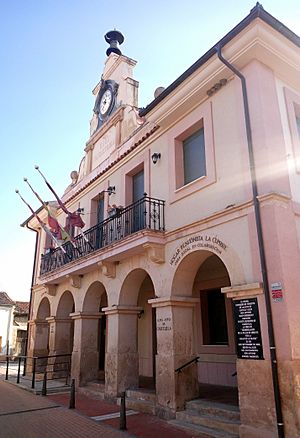 Town hall in Cabezuela, Segovia, Spain.