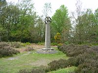 Celtic cross on Gibbet Hill