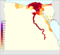 Egypt 2010 population density1
