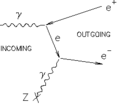 Electron-Positron nuclear Pair production Feynman Diagram