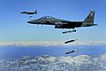 F-15E drops 2,000-pound munitions Afghanistan 2009