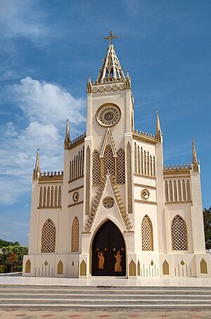 Western facade of San Juan Bautista Church