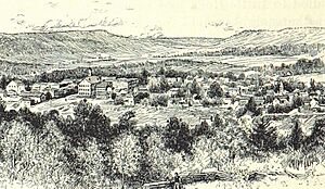 Fayetteville, Arkansas circa 1887