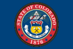 Flag of Colorado (1876–1907)
