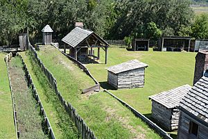 Fort King George moat & Wall, Darien, GA, US