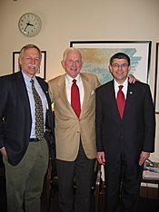 Frank Broyles, Vic Snyder and Mike Ross