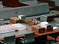 Frontbench and dispatch box, Parliament House, Canberra