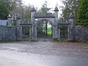 Gate entrance near Drumnolan - geograph.org.uk - 628271