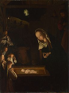 Geertgen tot Sint Jans, The Nativity at Night, c 1490