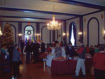 Government House (Regina) ballroom on New Year's Day