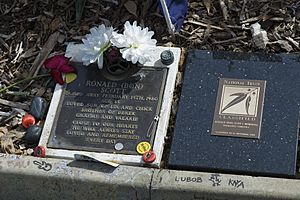 Grave of Bon Scott, Fremantle Cemetery, Western Australia - 20060218