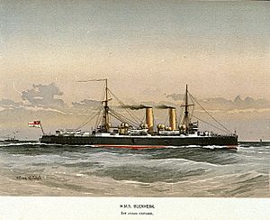 HMS Blenheim First Class Cruiser RMG PU0312