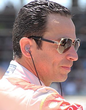 Helio Castroneves at Pit Stop Challenge - 2015 - Stierch
