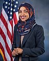 Ilhan Omar, official portrait, 116th Congress