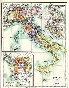 Italy 1454 after the Peace of Lodi