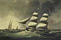 Joseph Heard - The Merchant Brig Rimac In Two Positions