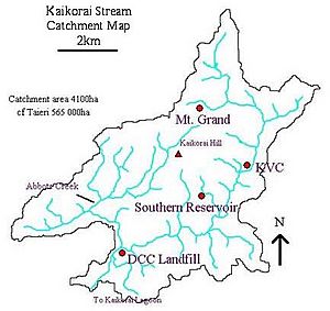 Kaikorai Catchment Map