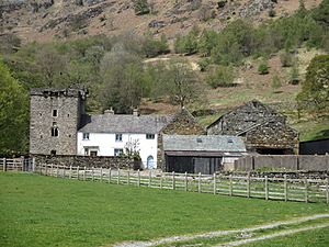 Kentmere Hall and farm
