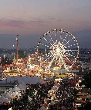 L.A. County Fair at Dusk