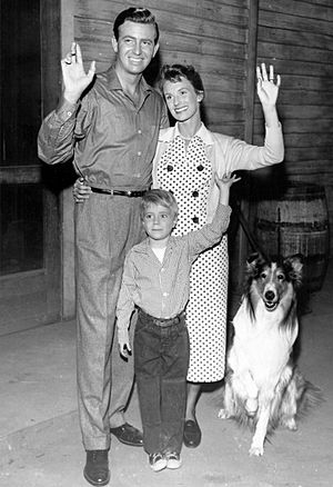 Lassie 1957 cast photo