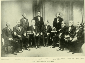 Last Board of Selectmen of Somerville, Massachusetts