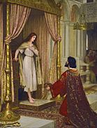 Leighton-The King and the Beggar-maid
