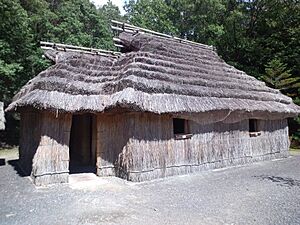 Little world, Aichi prefecture - Ainu house in Hokkaidō