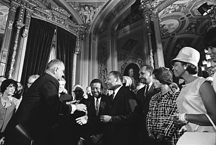Lyndon Johnson and Martin Luther King, Jr. - Voting Rights Act