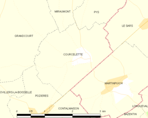 Map commune FR insee code 80216