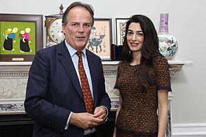 Mark Field with Amal Clooney in London - 2018 (41999192931)