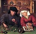 Massysm Quentin — The Moneylender and his Wife — 1514