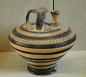 Mycenaean stirrup vase Louvre AO19201