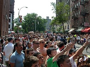 NYC Gay Pride Parade Spectators