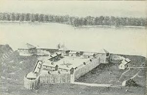 Old Fort Madison, built in 1808 - History of Iowa