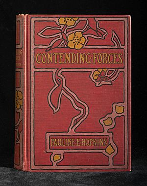 Original Cover of "Contending Forces" by Pauline Hopkins (1900)