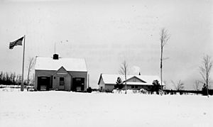 Ranger Station and Warehouse at Blackduck, 1940