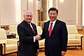 President Xi Jinping Greets Secretary Tillerson (33139050550)