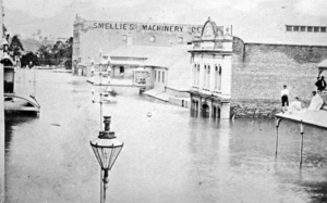 Queensland State Archives 482 Edward Street Brisbane during the 1893 flood February 1893