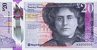 The Royal Bank of Scotland £20 note Facts for Kids