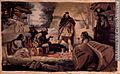 Radisson & Groseillers Established the Fur Trade in the Great North West, 1662, by Archibald Bruce Stapleton (1917-1950)