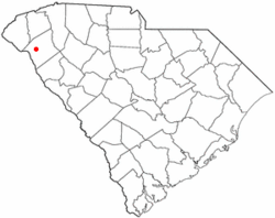 Location of Centerville, South Carolina